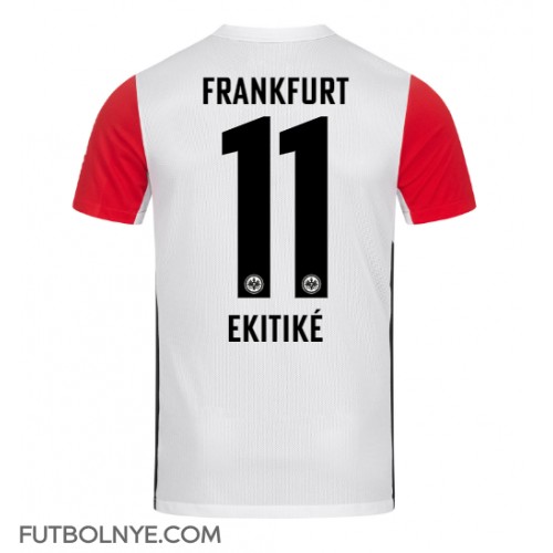 Camiseta Eintracht Frankfurt Hugo Ekitike #11 Primera Equipación 2024-25 manga corta